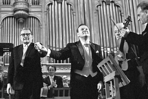 Дмитрий Шостакович и Евгений Светланов