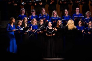 Хоры «Контраст» и «Артефакт», Москва, фестиваль «Музыкальная весна», 30 Марта 2024г. — фото 12