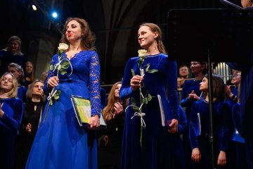 Хоры «Контраст» и «Артефакт», Москва, фестиваль «Музыкальная весна», 30 Марта 2024г. — фото 18