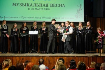 Концерт «Объединяя народы». Вокальный ансамбль «Дуслык» (Москва), «Музыкальная весна», 16 Марта 2025г. — фото 15