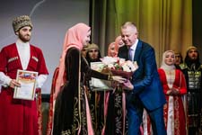 Государственный фольклорный ансамбль песни и танца «Нохчо», фестиваль «Русская музыка на Балтике», г. Гурьевск, 16 Мая 2025г. — фото 22