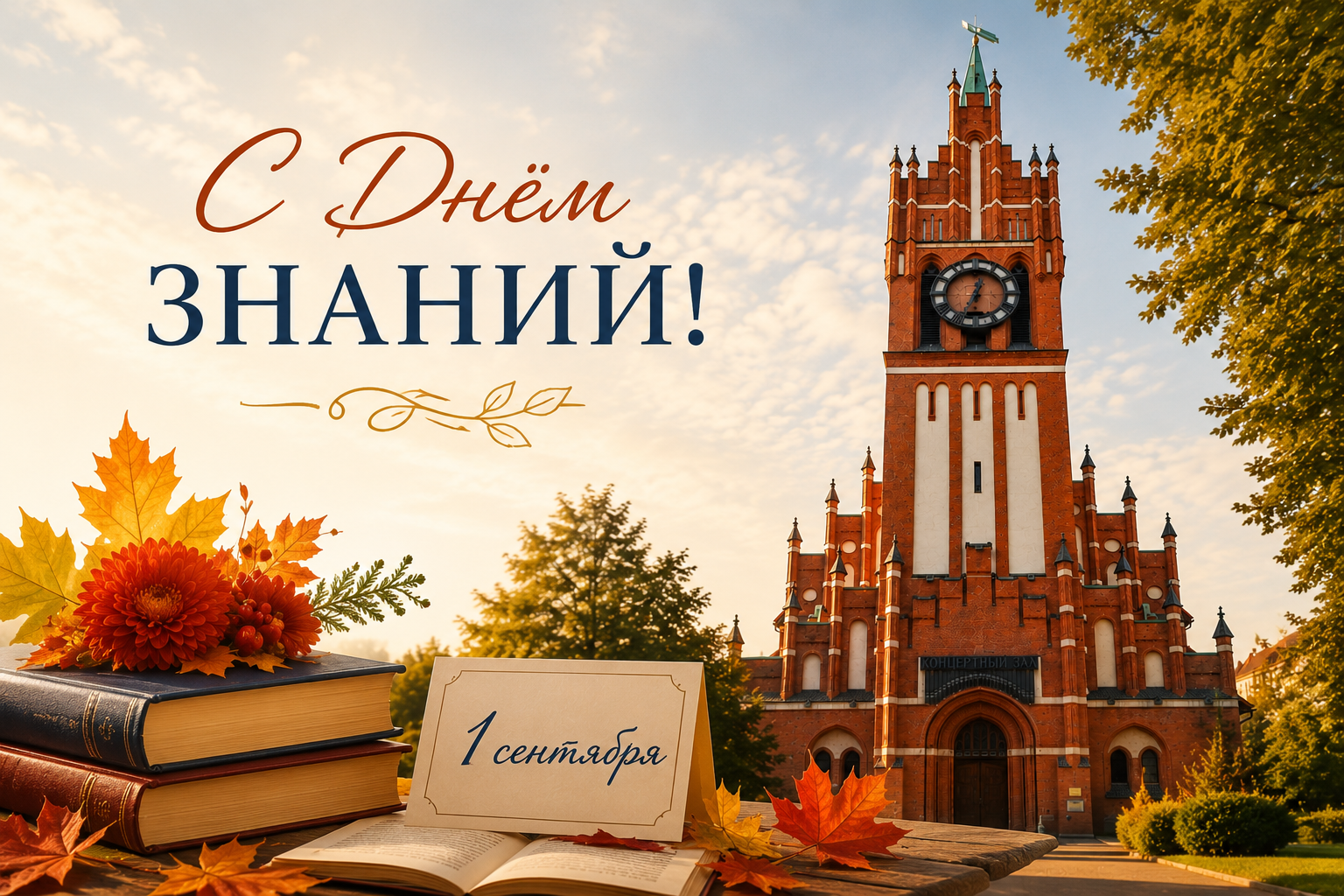 Поздравляем с Днем знаний!
