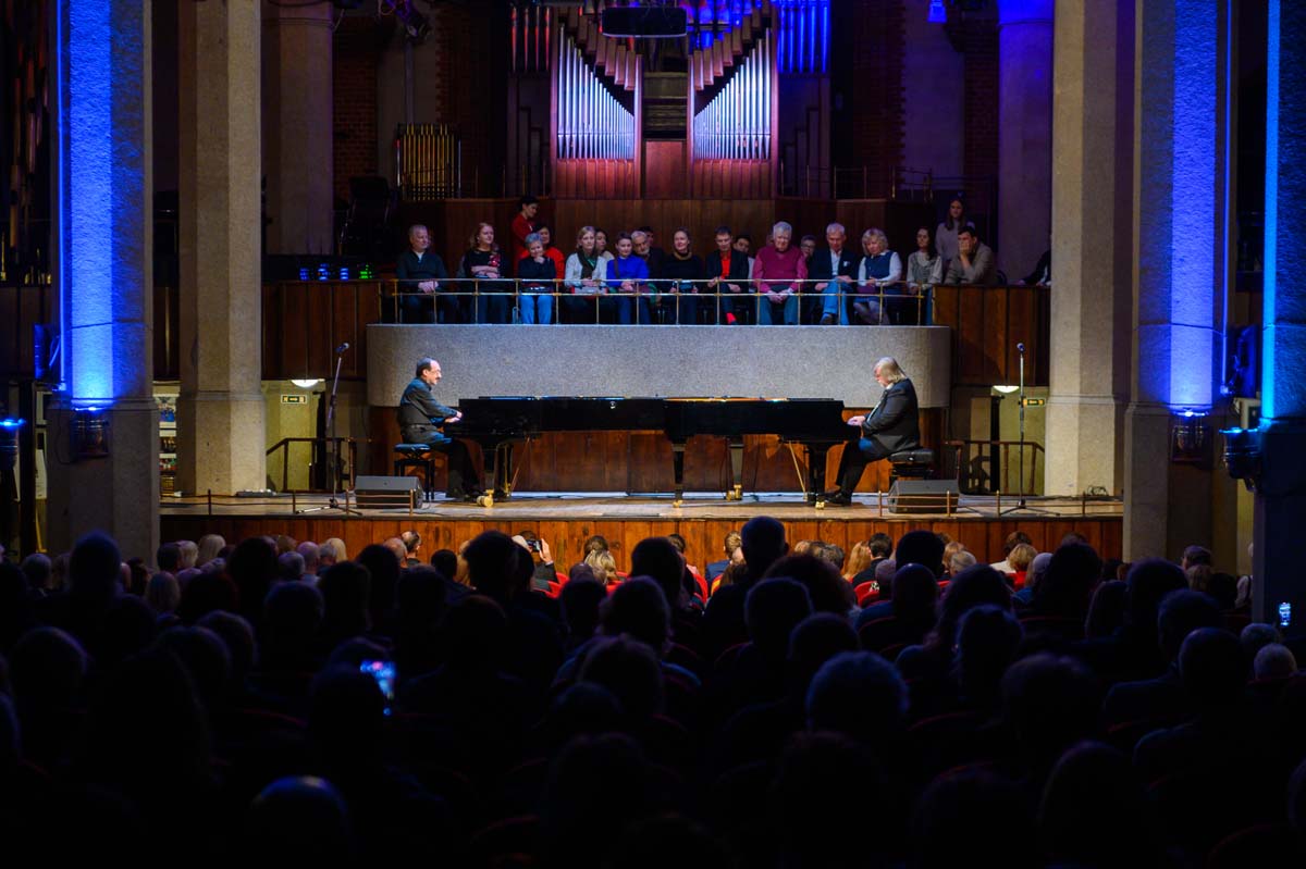 Финал Международного фестиваля «Джаз в филармонии», джазовая дуэль, Д. Крамер, В. Гроховский, 17 Ноября 2024г.