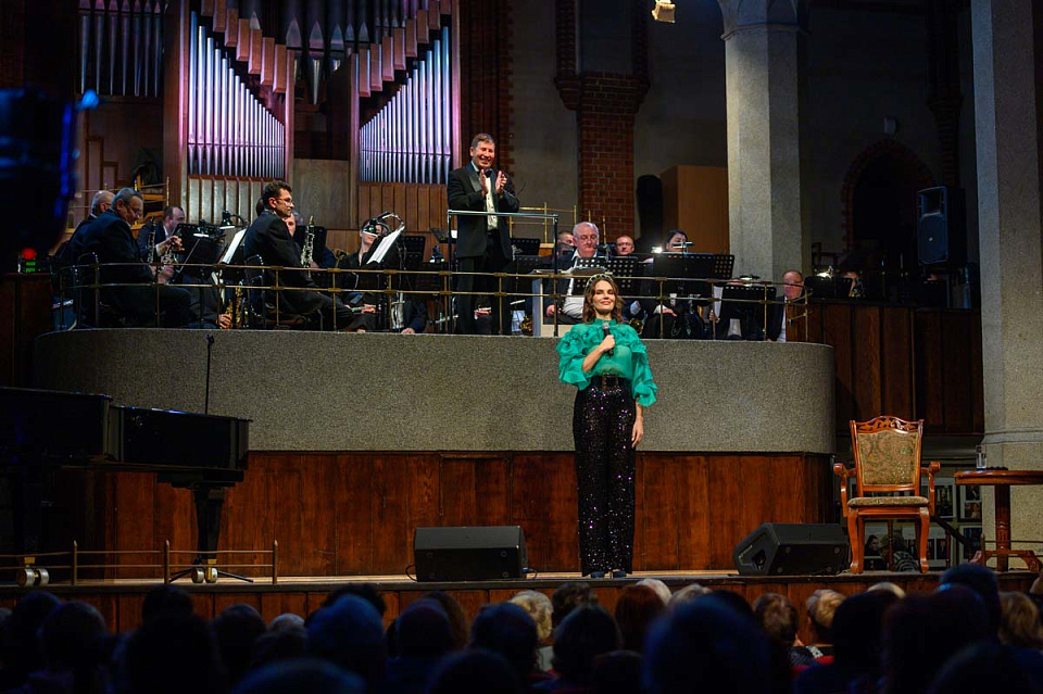 Нина Шацкая и Концертный духовой оркестр филармонии, из цикла к 65-летию Калининградской областной филармонии, 30 Сентября 2024г. — фото 18