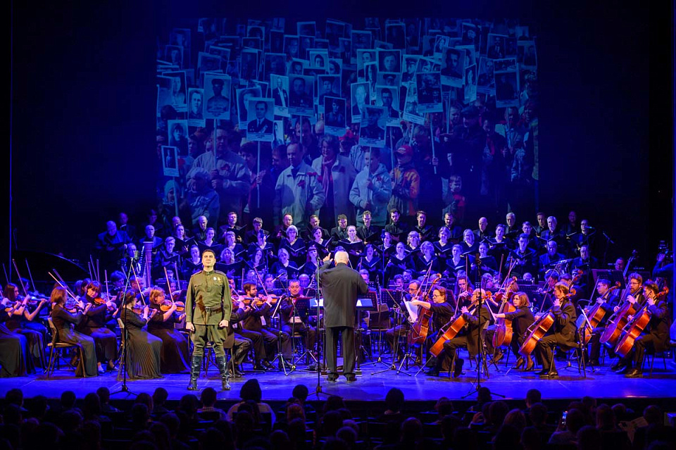 Концертно-сценическая версия оперы о Великой Отечественной войне «Зори здесь тихие» в исполнении Госкапеллы России, 28 Апреля 2025г. — фото 29