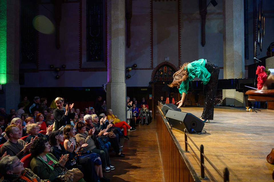 Нина Шацкая и Концертный духовой оркестр филармонии, из цикла к 65-летию Калининградской областной филармонии, 30 Сентября 2024г. — фото 23