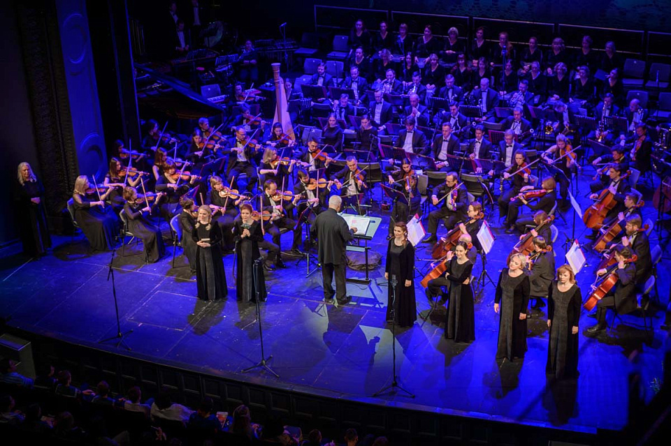 Концертно-сценическая версия оперы о Великой Отечественной войне «Зори здесь тихие» в исполнении Госкапеллы России, 28 Апреля 2025г. — фото 15