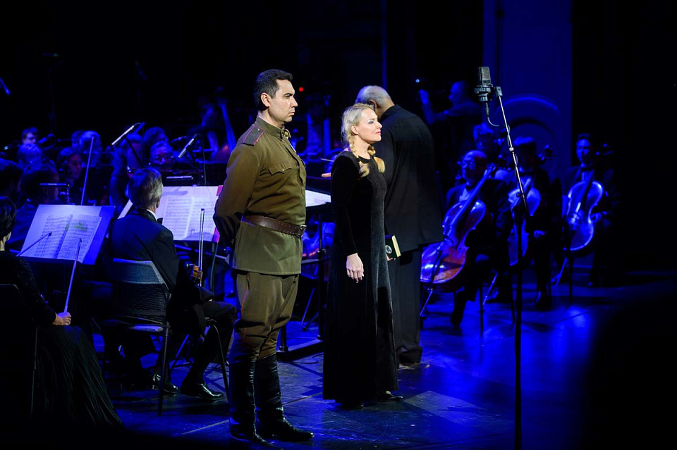 Концертно-сценическая версия оперы о Великой Отечественной войне «Зори здесь тихие» в исполнении Госкапеллы России, 28 Апреля 2025г. — фото 24