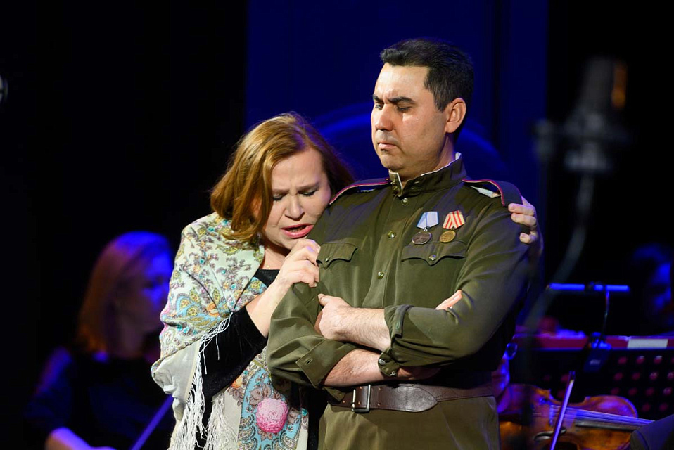 Концертно-сценическая версия оперы о Великой Отечественной войне «Зори здесь тихие» в исполнении Госкапеллы России, 28 Апреля 2025г. — фото 17