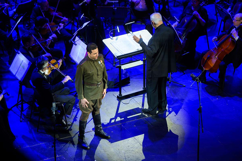 Концертно-сценическая версия оперы о Великой Отечественной войне «Зори здесь тихие» в исполнении Госкапеллы России, 28 Апреля 2025г. — фото 16