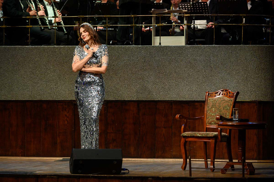 Нина Шацкая и Концертный духовой оркестр филармонии, из цикла к 65-летию Калининградской областной филармонии, 30 Сентября 2024г. — фото 9