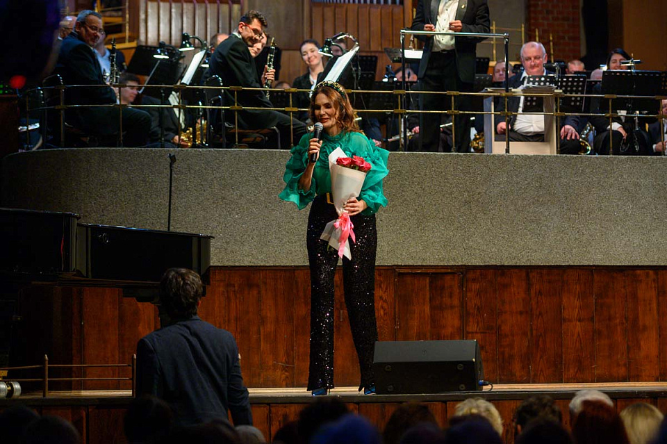 Нина Шацкая и Концертный духовой оркестр филармонии, из цикла к 65-летию Калининградской областной филармонии, 30 Сентября 2024г. — фото 19