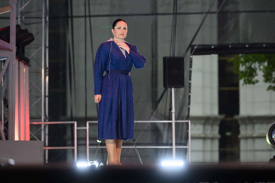 Музыкальное героическое повествование «Раскинулось море широко», пл.Победы, 9 Мая 2025г. — фото 20