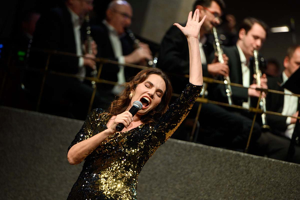 Нина Шацкая и Концертный духовой оркестр филармонии, из цикла к 65-летию Калининградской областной филармонии, 30 Сентября 2024г. — фото 15