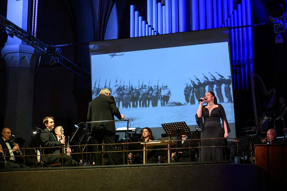 «Защитникам Отечества посвящается», Концертный духовой оркестр и солисты филармонии, 22 Февраля 2026г. — фото 9