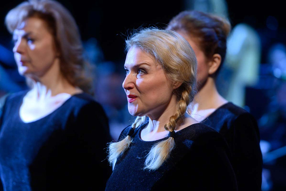 Концертно-сценическая версия оперы о Великой Отечественной войне «Зори здесь тихие» в исполнении Госкапеллы России, 28 Апреля 2025г. — фото 20