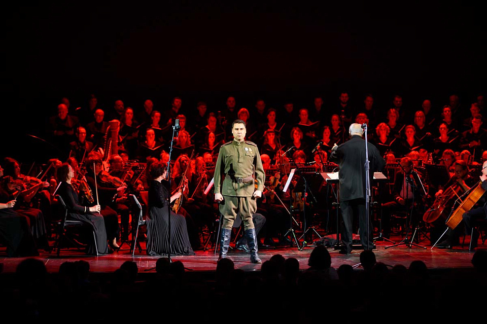 Концертно-сценическая версия оперы о Великой Отечественной войне «Зори здесь тихие» в исполнении Госкапеллы России, 28 Апреля 2025г. — фото 26